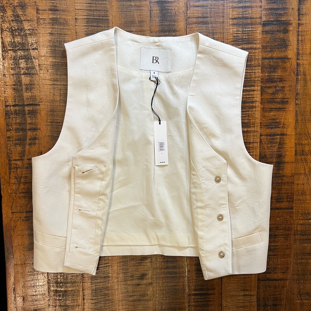 Vest  linen cream Banana Republic - Picture 4 of 9